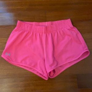Hot pink great condition under armour shorts